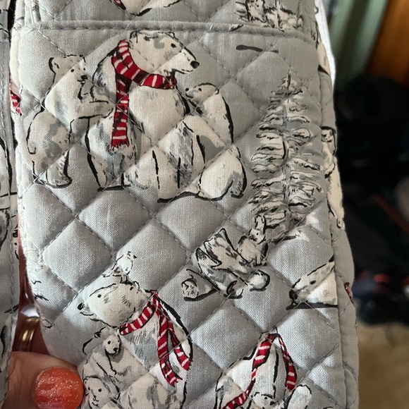 Vera Bradley Quilted Crossbody Bag with Polar Bear Print - Picture 2 of 3
